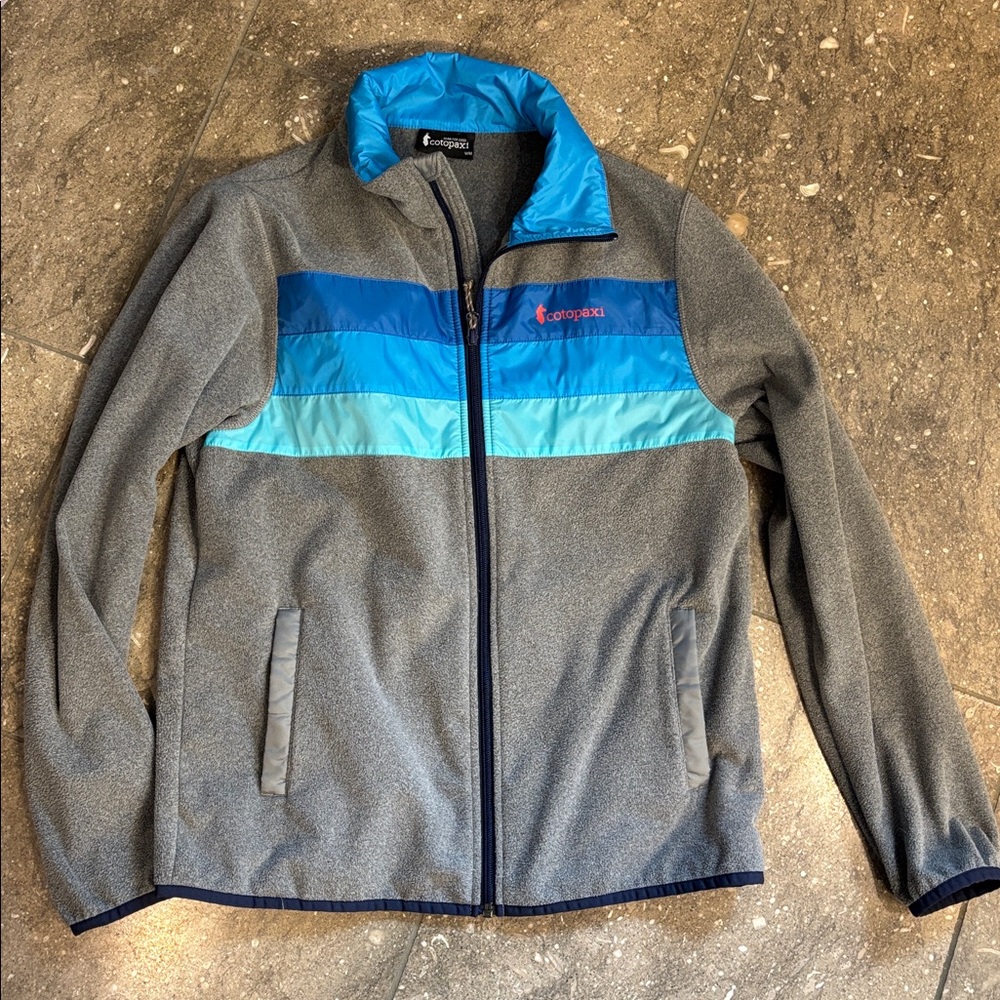 Cotopaxi Gray Fleece Jacket, Pool Party blue color way, M - Picture 5 of 10